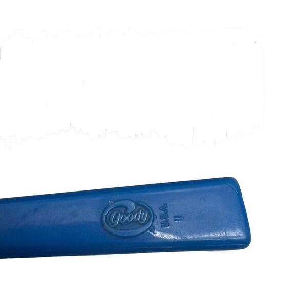 Vintage GOODY Brush Blue Small Round Styler Classic Collection Comfort Tip - Picture 3 of 3